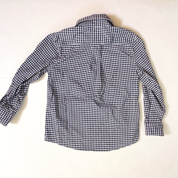 Vineyard Vines Boys Performance Gingham Button Front Shirt, Size 5 - Picture 2 of 4
